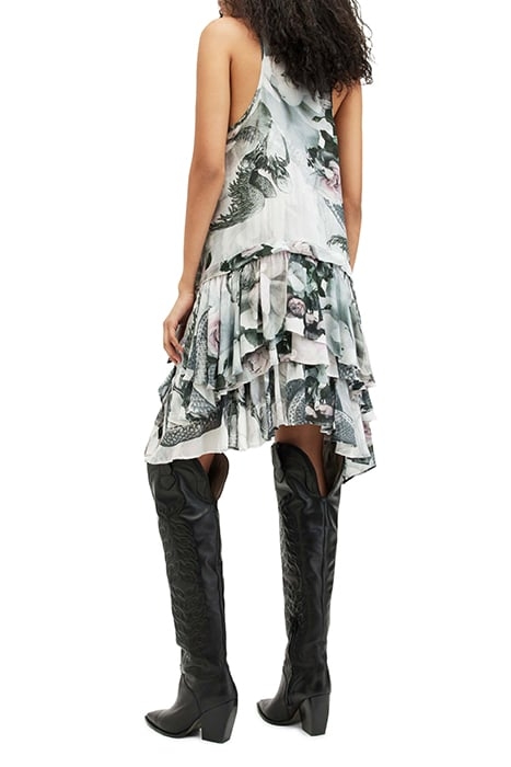 CAVARLY VALLEY DRESS CHALK WHITE 3