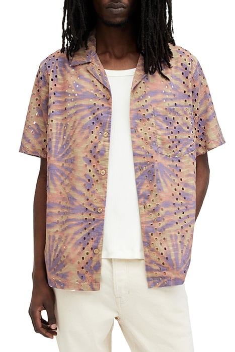 YUCCA SS SHIRT PASTEL/SEPIA BRWN 5