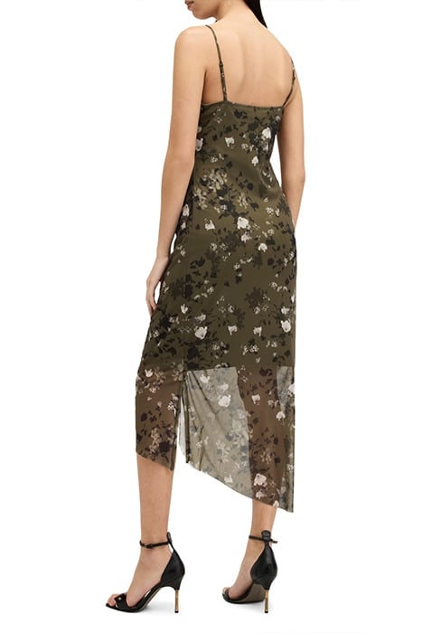 ULLA KORA DRESS KHAKI GREEN 2