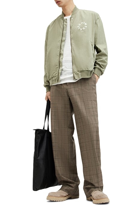 TIERRA FADED BOMBER HERB GREEN 2