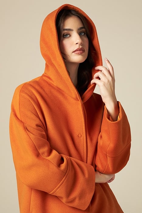 CAPE WITH HOOD ORANGE 4