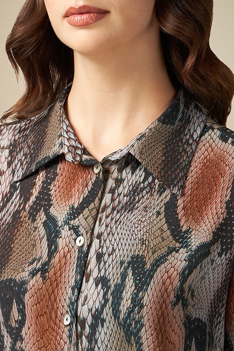 GEORGETTE PATTERNED SHIRT GREY 4