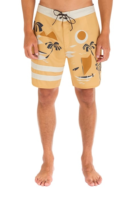 PHANTOM-ECO NICK KUCHAR BLOCK PARTY 18" BOARDSHORT GOLD SHED 1