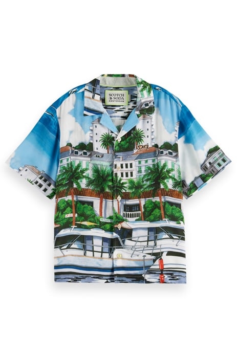 PLACED ARTWORK SHORT-SLEEVED SHIRT PLACED SCENERY 1