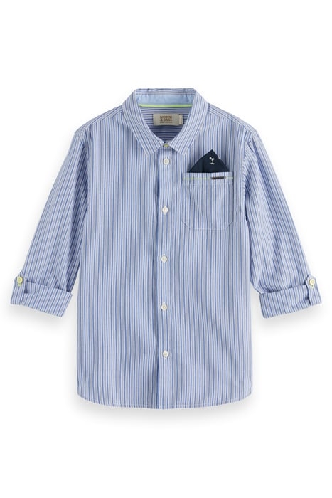 REGULAR-FIT - YARN-DYED SHIRT BLUE/WHITE STRIPE 1
