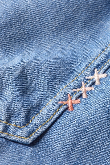 THE DAZE PAPER BAG SHORT — SEA SHELLS 3