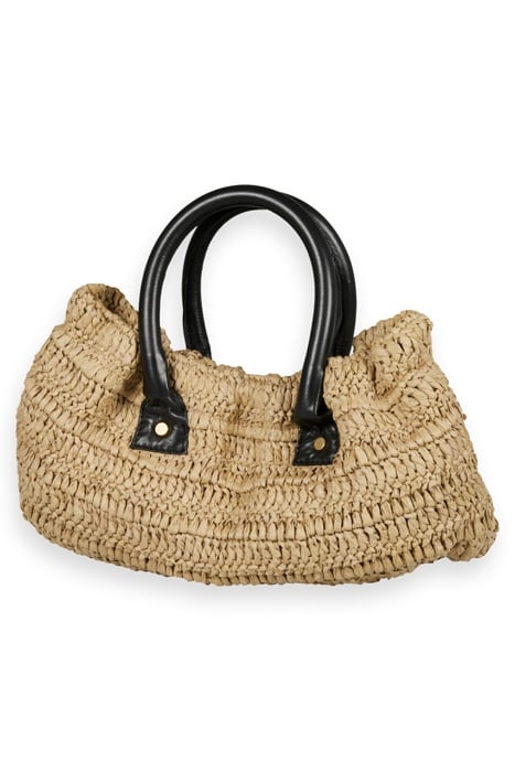 THE AMS 22 - HANDBAG RAFIA SEASTONE 2