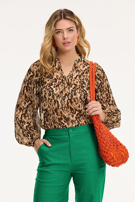 ISA TOP FADED LEOPARD BEIGE FADED LEOPARD 4