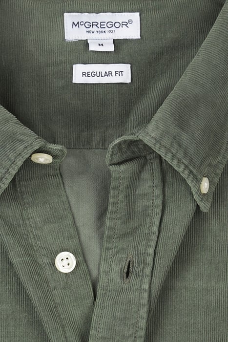 CORDUROY SHIRT GMD DARK SAGE 4