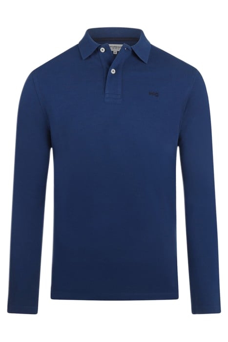 LONG SLEEVE POLO MARINE 1