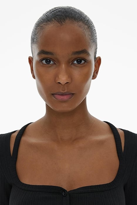 SQ NK CARDI POLYESTER, ELASTANE BLACK 4