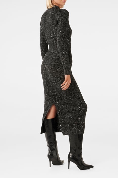 SOPHIE SEQUIN DRESS BLACK SEQUIN 2