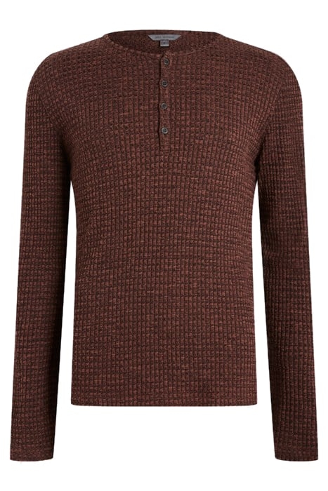HAYES REGULAR FIT LS HEN LEY WITH TEXTUR MERLOT 1