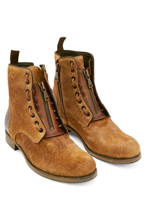 RIVINGTON COMBAT BOOT WOOD BROWN 1