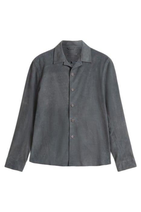 SIMO SHIRT - CAMP SHIRT BUTTON CLOSURE R IRON GREY 2