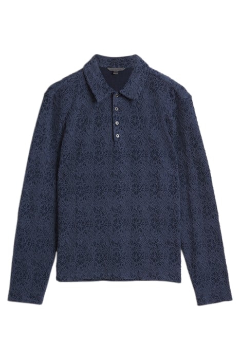 NEWPORT EASY FIT LS POLO WITH FLOWER JAC MARINE 2