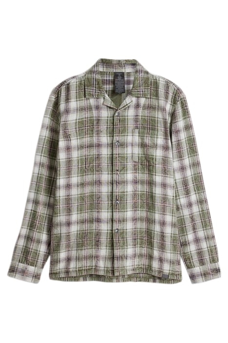 STANTON L/S REVERSIBLE - OVERSIZE REVERS DARK MOSS 2