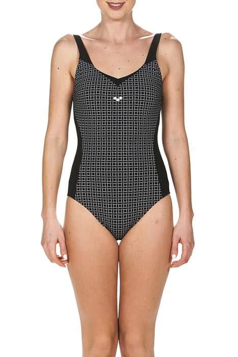 W THERESE WING BACK ONE PIECE BLACK-WHITE 5