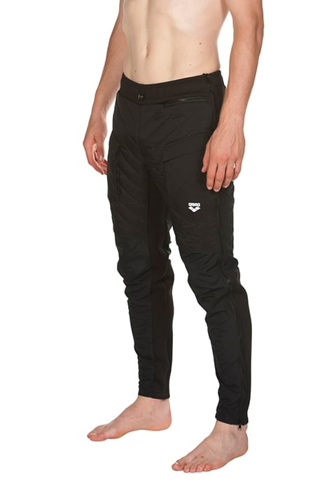 HALF-QUILTED PANT BLACK 7