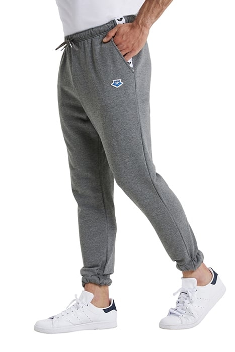 ARENA ICONS PANT SOLID DARKGREY MELANGE-WHITE-BLA 2