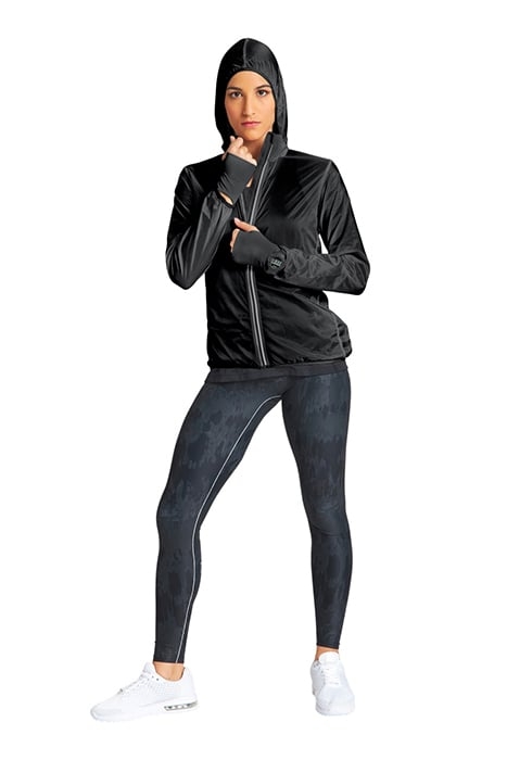 W WINDBREAKER BLACK-SILVER 3