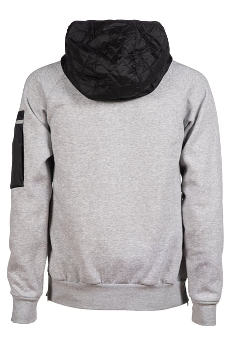 HOODED SWEAT TECH MEDIUM GREY HEATHER 7