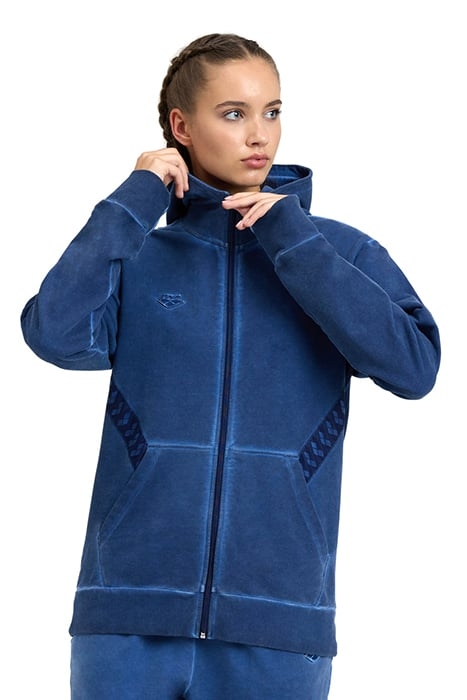 ARENA ICONS HOODED JACKET NAVY DELAVE-NAVY-WHITE 4