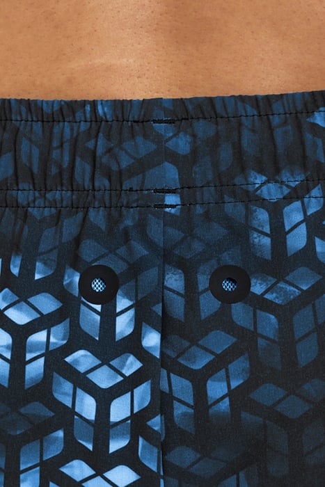 MEN'S ARENA EVO BEACH SHORT AO BLACK-TURQUOISE-MULTI 6