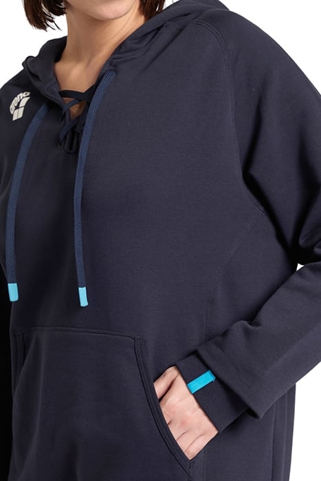 TEAM HOODED SWEAT LACED NAVY-LACE 7
