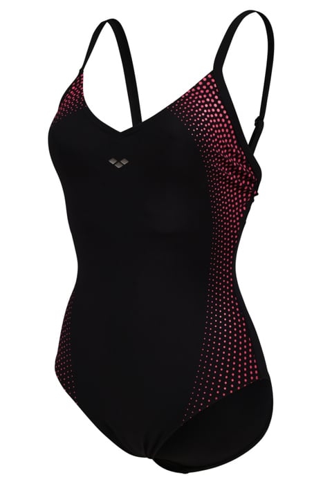 WOMEN'S BODYLIFT EMILIA SWIMSUIT LIGHTCR BLACK 6