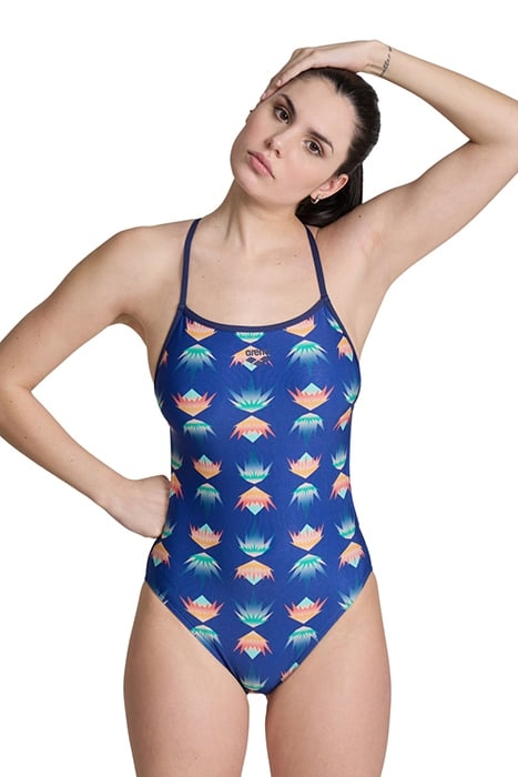 WOMEN'S ARENA DESERT VIBES SWIMSUIT BOOS NAVY-NAVY MULTI 1