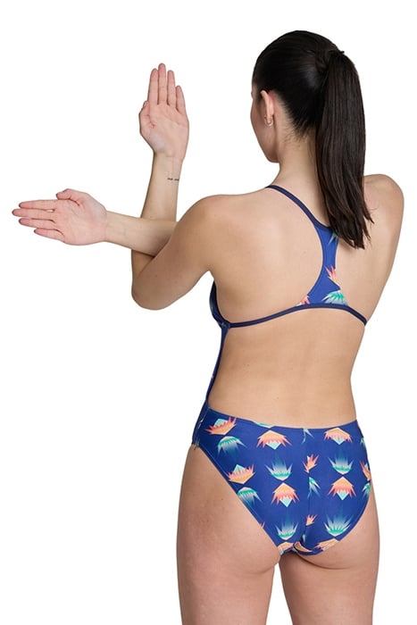 WOMEN'S ARENA DESERT VIBES SWIMSUIT BOOS NAVY-NAVY MULTI 2