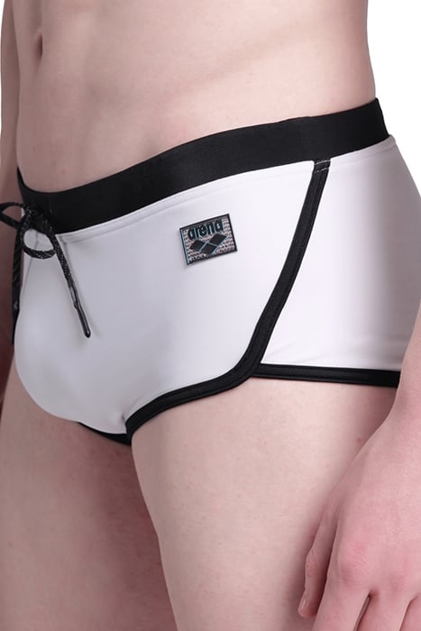 MEN'S ARENA CLASSIC SWIM LOW WAIST SHORT WHITE-BLACK 5
