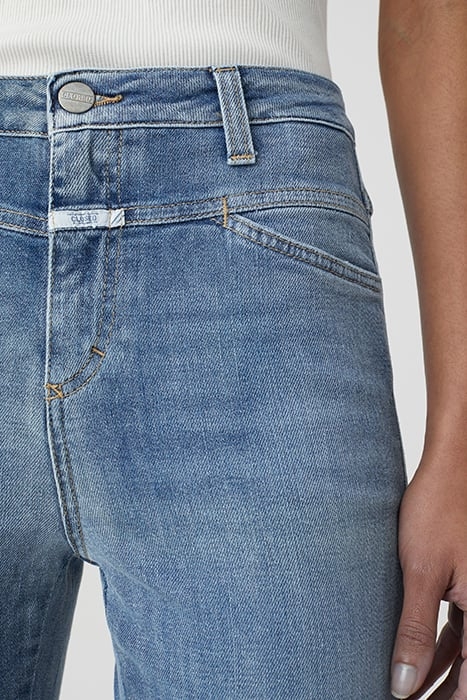 SKINNY PUSHER LONG JEANS MID BLUE 6