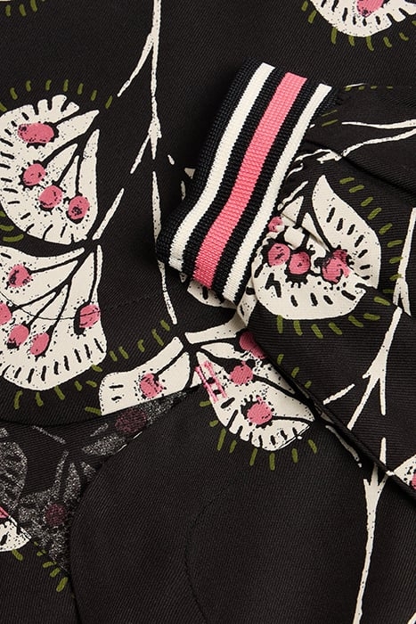 IRIS ECO VERO TOP BLACK PRINTED 4