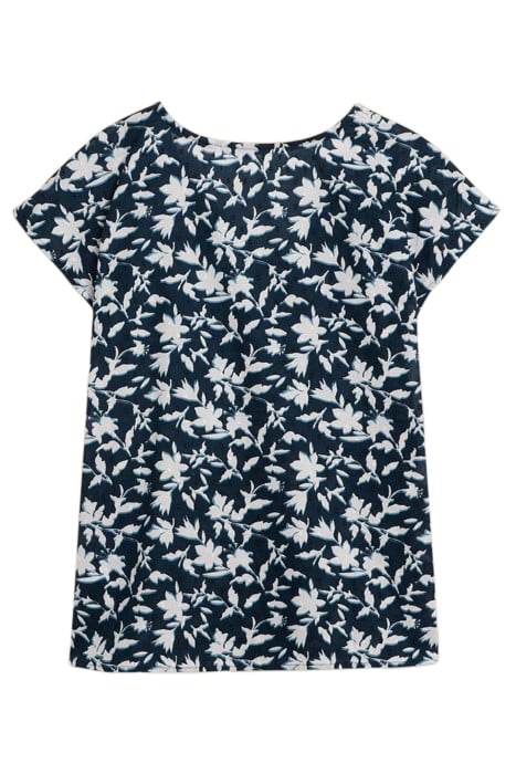 RAE  COTTON VEST NAVY PRINTED 3