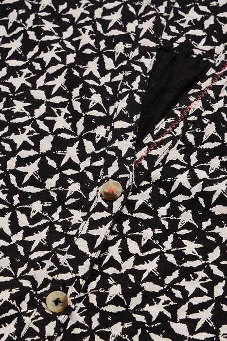 TULIP JERSEY SLEEVELE SHIRT BLACK PRINTED 4