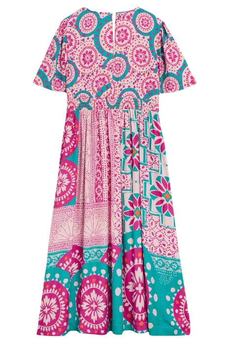 LUCY ECO VERO MINI DRESS PINK PRINTED 3