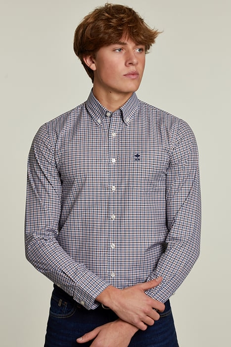 CUSTOM FIT PLAID SHIRT MULTI 1