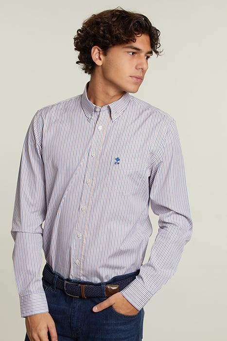 CUSTOM FIT STRIPED SHIRT MULTI 1
