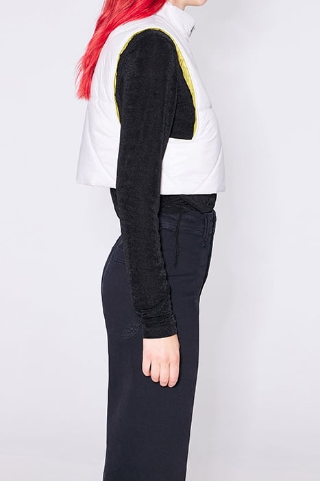 STONE BOXY PADDED VEST 4