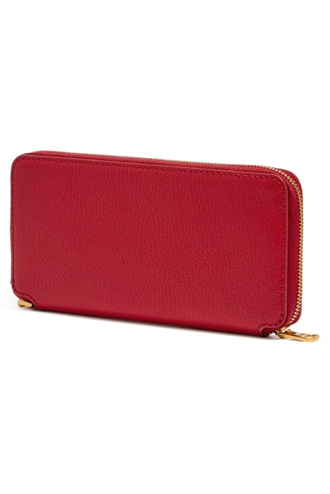 RED LEATHER BOOK WALLET 2