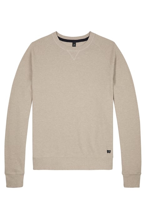 ROWE | PIQUÉ SWEATER SAND MELANGE 2