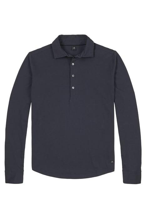 THOMSON | TAILORED JERSEY POLOSHIRT DARK NAVY 1