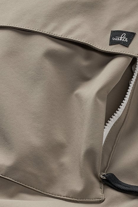 COLLINS | TECH STRETCH TRAVEL JACKET SLATE BEIGE 2