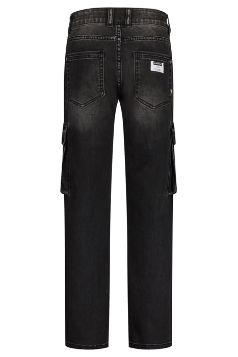 PAOLO CARGO BLACK DENIM 2