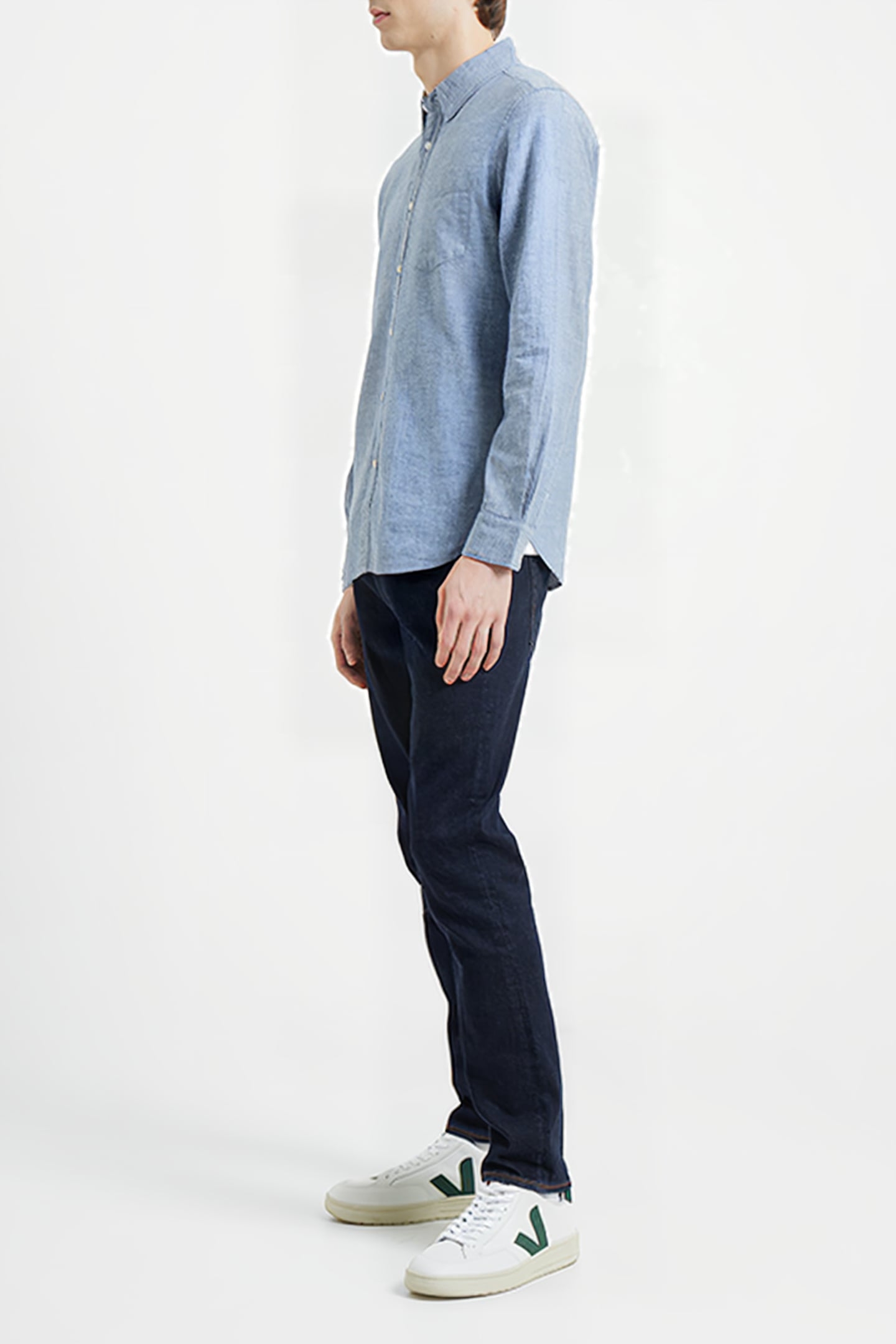 CHAMBRAY SHIRT BLUE 3