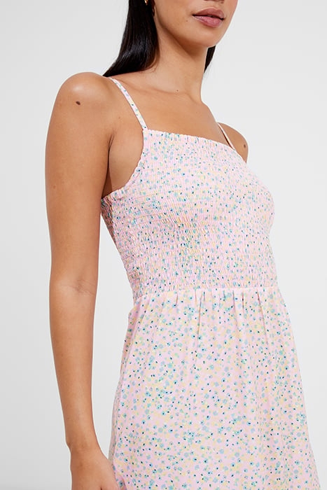 STRAPPY SHIRRED FLIPPY K RED 4