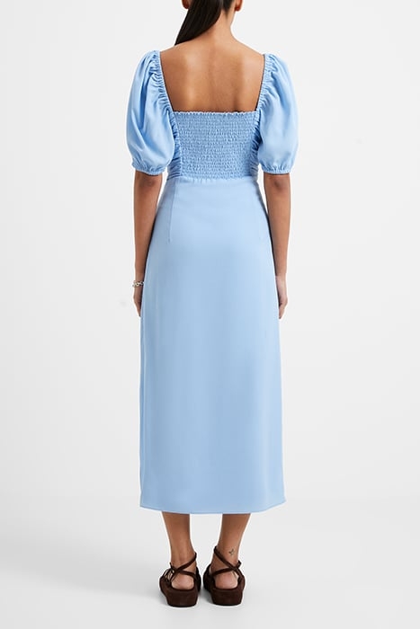 AFINA VERONA RUCHED MIDI DRESS BLUE 2