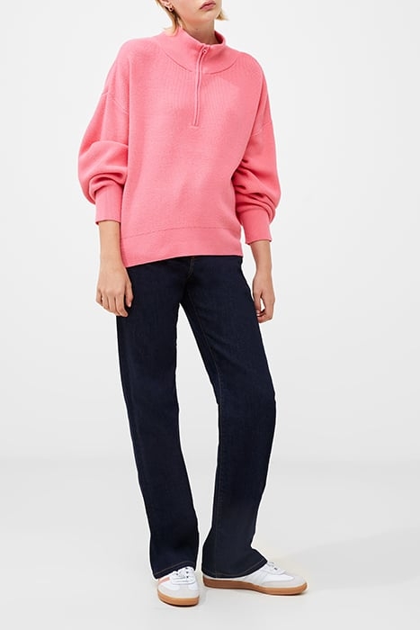 BABYSOFT HALF ZIP JUMPER RED 1